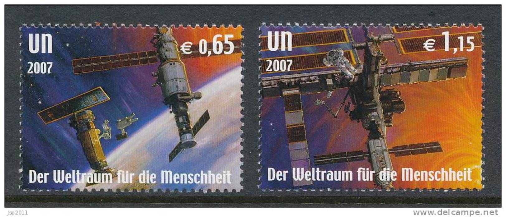 UN Vienna 2007 Michel # 518-519, MNH ** - Ungebraucht