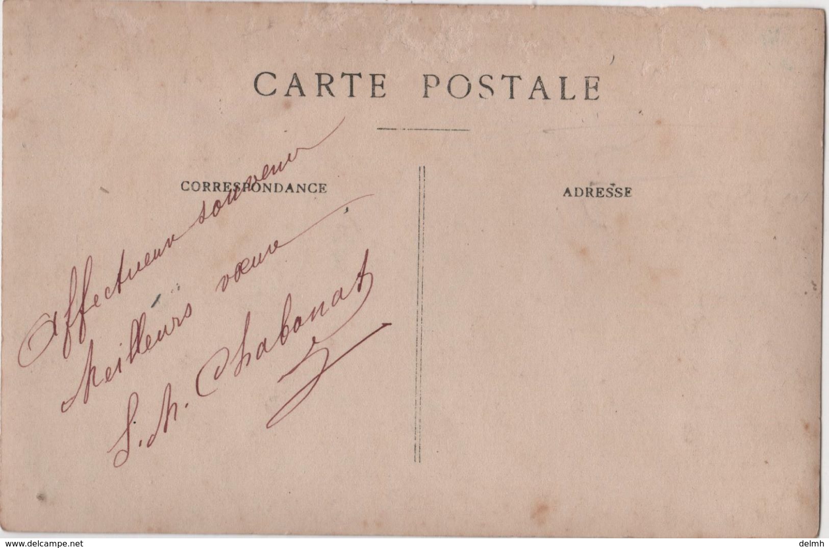 CARTE PHOTO Marchand De Vins En Gros Attelage Tonneaux Commerce CHABONAT Lieu à Identifier - Autres & Non Classés