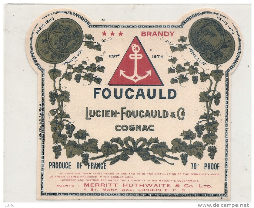 BRANDY FOUCAULD 70% Alcool Quand Même - Whisky