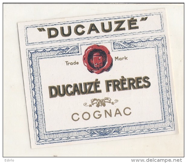 étiquette - DUCAUZE  French Brandy - Whisky