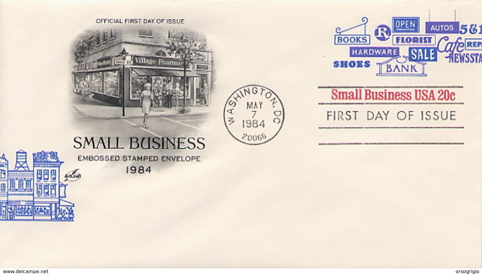 USA - Intero Postale -  VILLAGE PHARMACY 1984 - 1981-00
