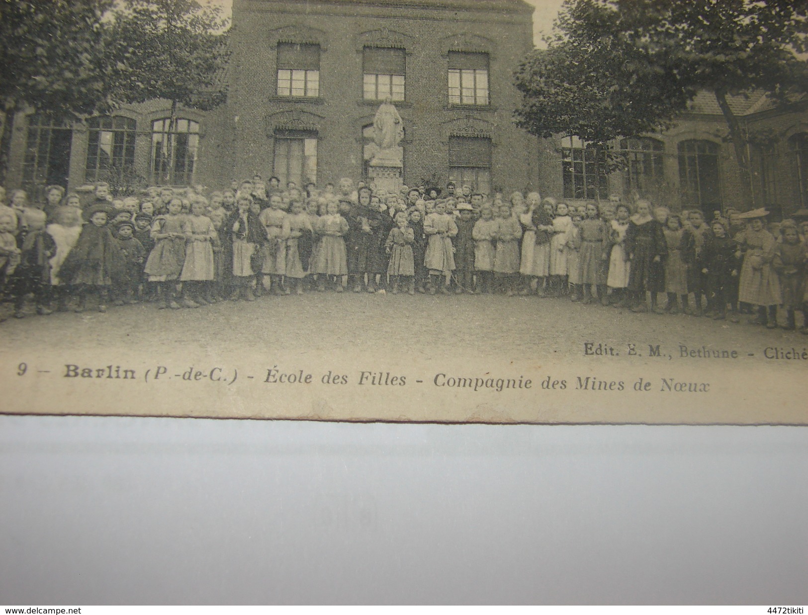 C.P.A.- Barlin (62) - Ecole Des Filles - Compagnie Des Mines De Noeux - 1916 - TB  (D75) - Barlin