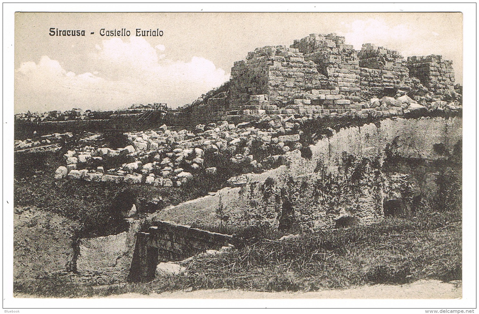 RB 1158 -  Early Postcard - Castello Eurialo Siracusa - Sicily Italy - Siracusa