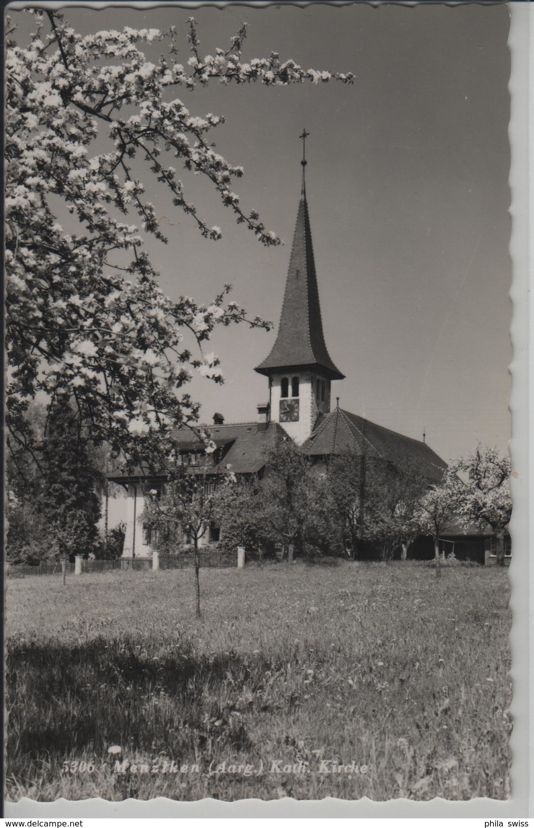 Menziken (Aargau) - Katholische Kirche - Photo: Rud. Suter No. 5306 - Menziken
