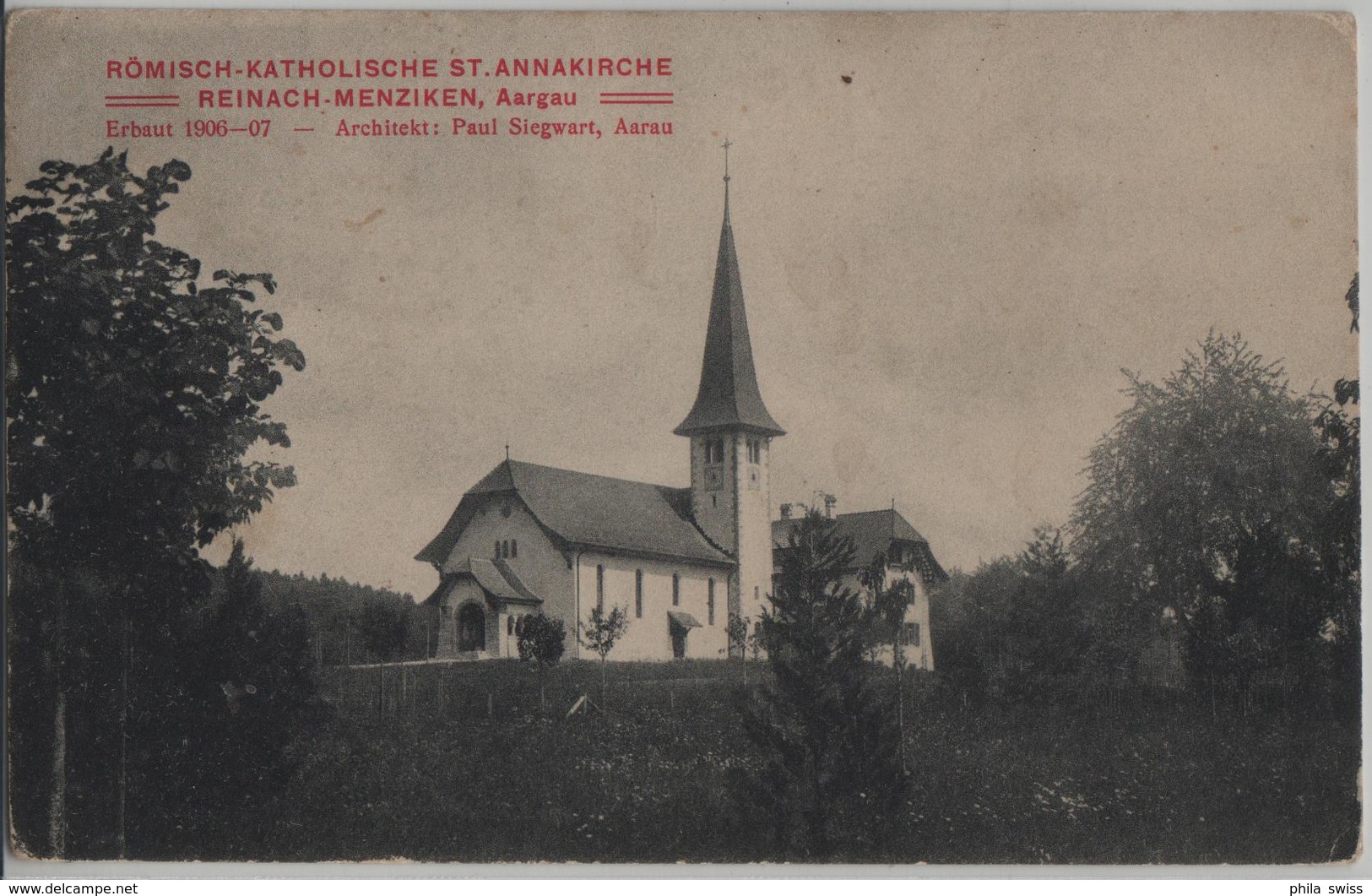 Römisch-Katholische St. Annakirche Reinach-Menziken, Aargau - Reinach