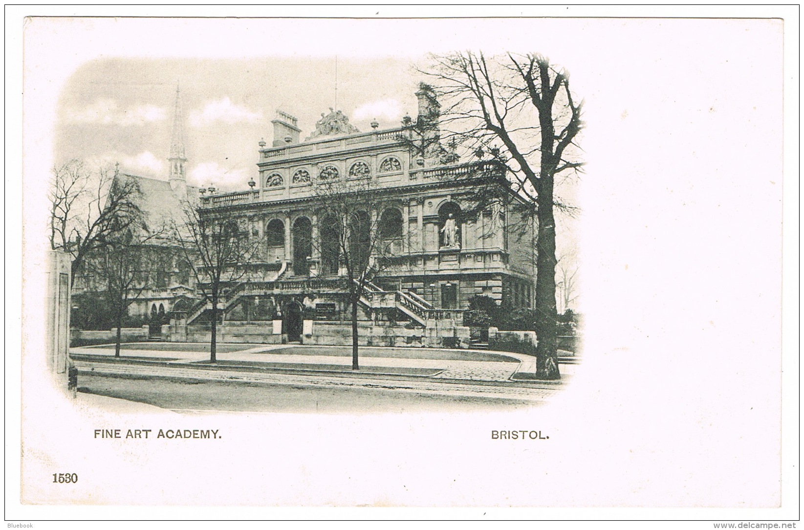 RB 1159 - Early Undivided Back Postcard - Fine Art Academy Bristol - Gloucestershire - Bristol