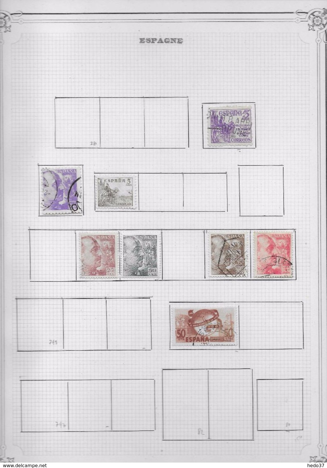 Espagne - Collection Vendue Page Par Page - Timbres Neufs * / Oblitérés - TB - Collezioni