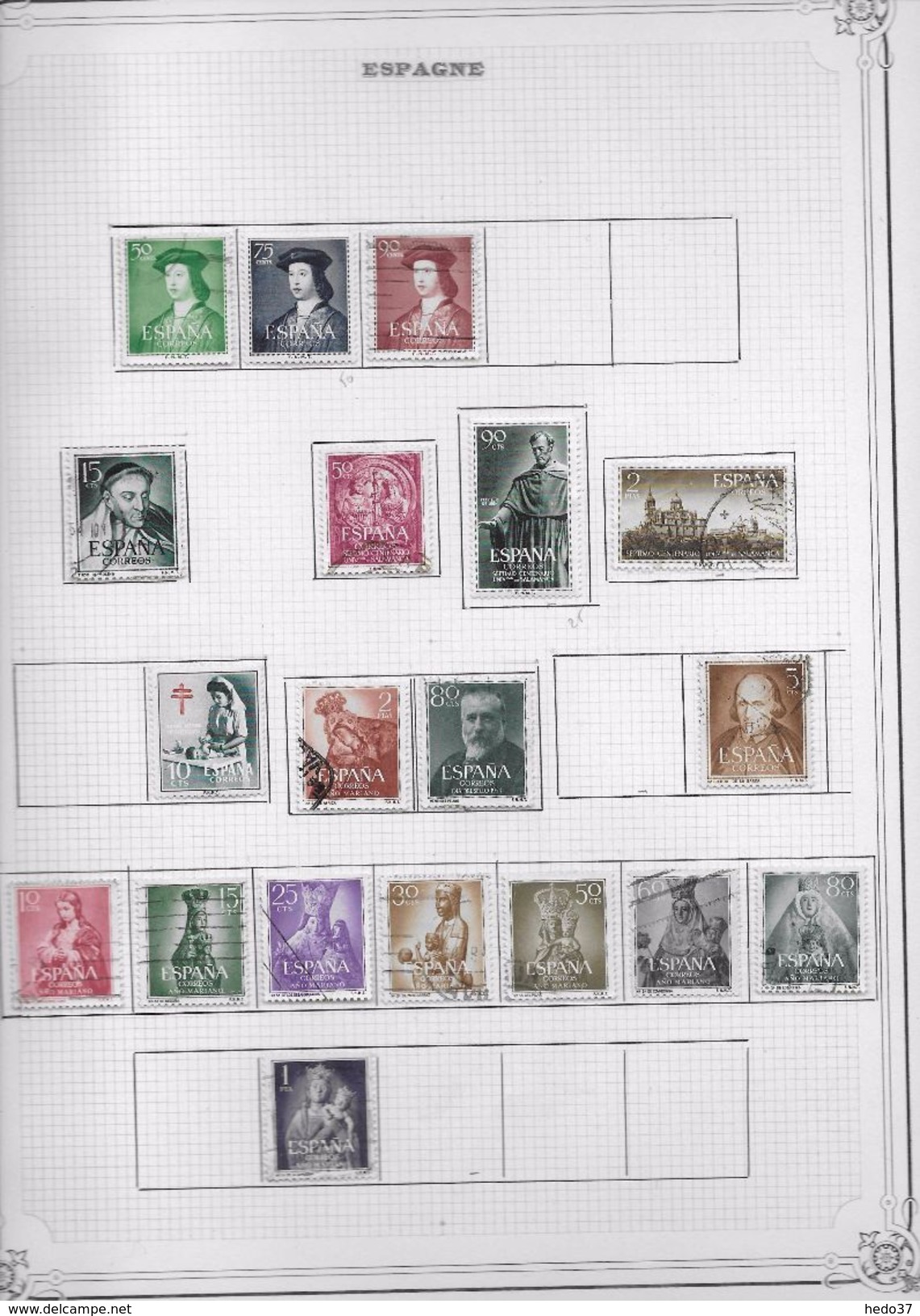 Espagne - Collection Vendue Page Par Page - Timbres Neufs * / Oblitérés - TB - Sammlungen