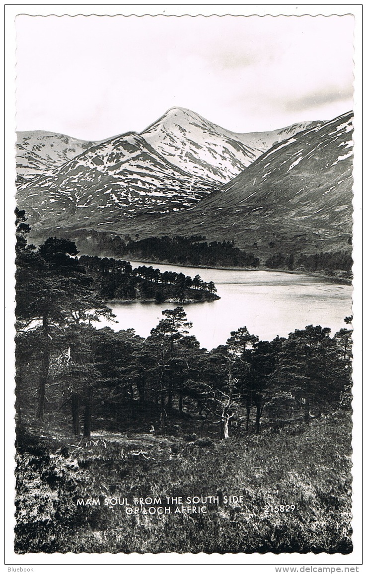 RB 1160 -  Real Photo Postcard - Mam Soul From South Side Of Loch Affric Inverness-shire Scotland - Inverness-shire