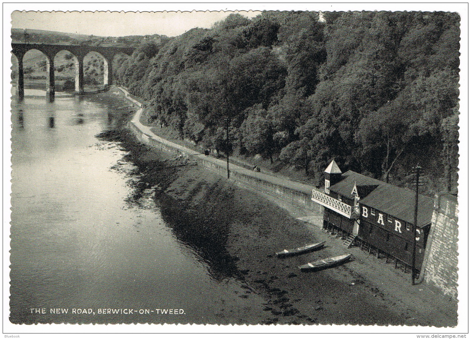 RB 1160 -  Postcard - The New Road &amp; Bridge - Berwick-on-Tweed Scotland - Berwickshire