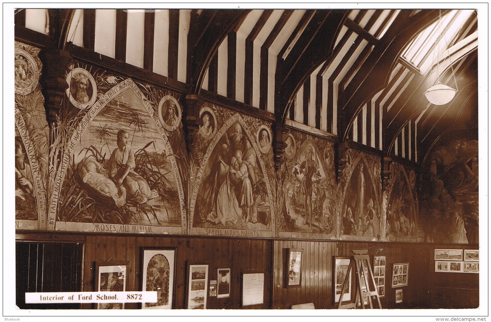 RB 1160 -  Early Real Photo Postcard - Ford School &amp; Wall Paintings Berwick-upon-Tweed - Sonstige & Ohne Zuordnung