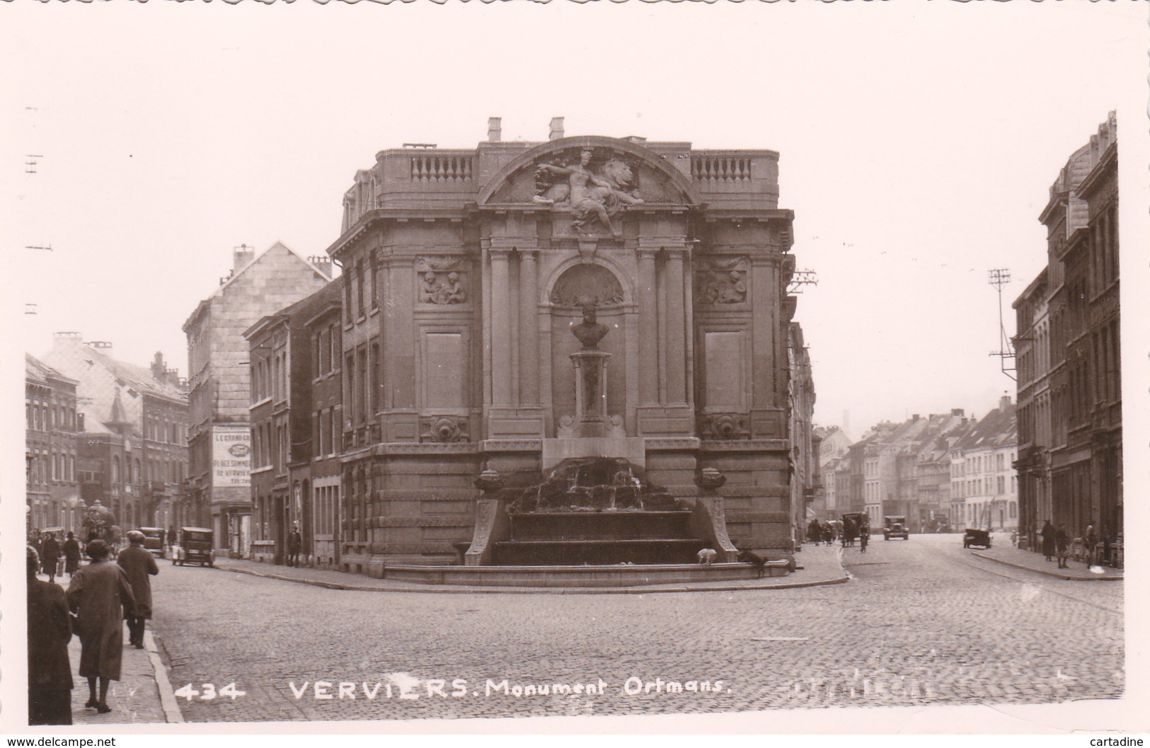 VERVIERS - Monument Ortmans - Edit.: MOSA N°434 - Photo Véritable - Verviers