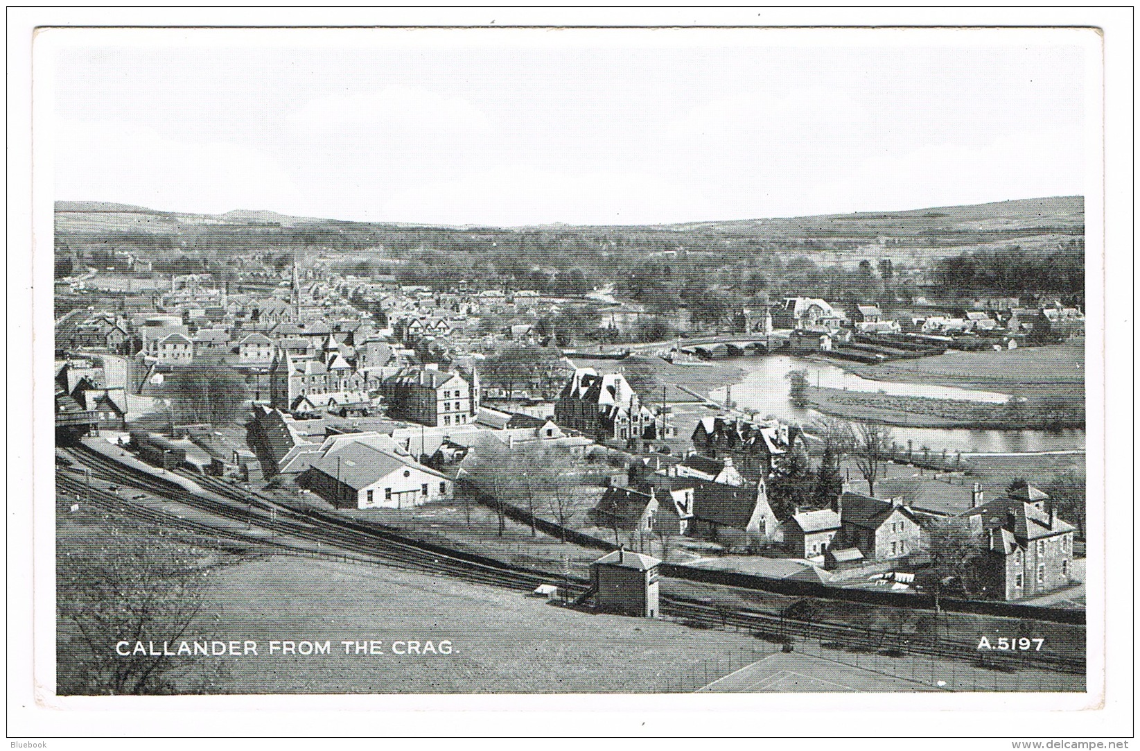RB 1161 - 1949 Postcard - Callander Railway Station - Stirlingshire Scotland - Stirlingshire
