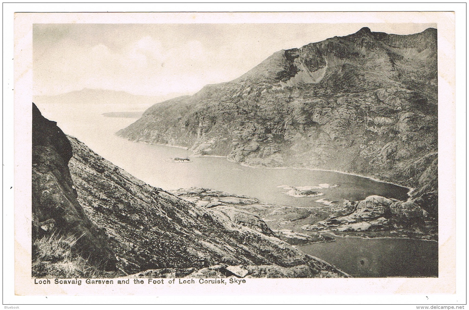RB 1163 -  Early Postcard - Loch Scavaig Garsven &amp; Loch Coruisk Isle Of Skye Scotland - Inverness-shire