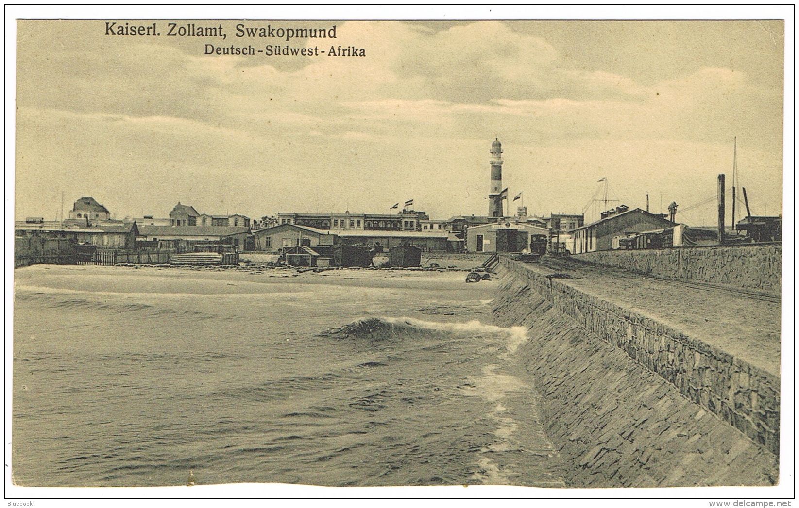 RB 1164 - 1915 German South West Africa Namibia Postcard - Swakopmund Lighthouse - Namibia