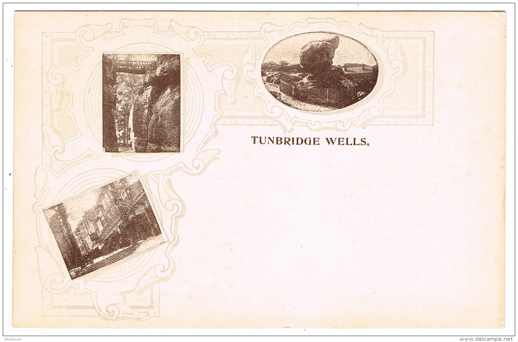 RB 1164 - Early Undivided Back Triple View Postcard - Tunbridge Wells Kent - Other & Unclassified