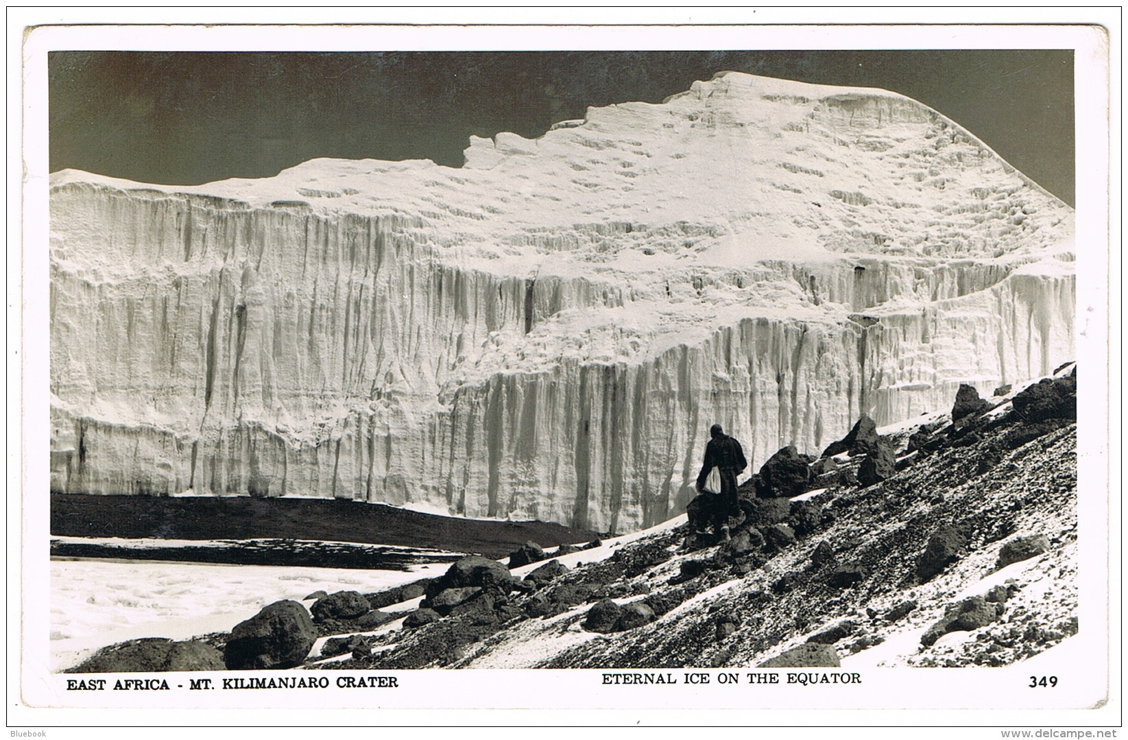 RB 1164 - Real Photo Postcard - Mt Kilimanjaro Crater Eternal Ice On Equator - Tanzania East Africa - Tanzanie