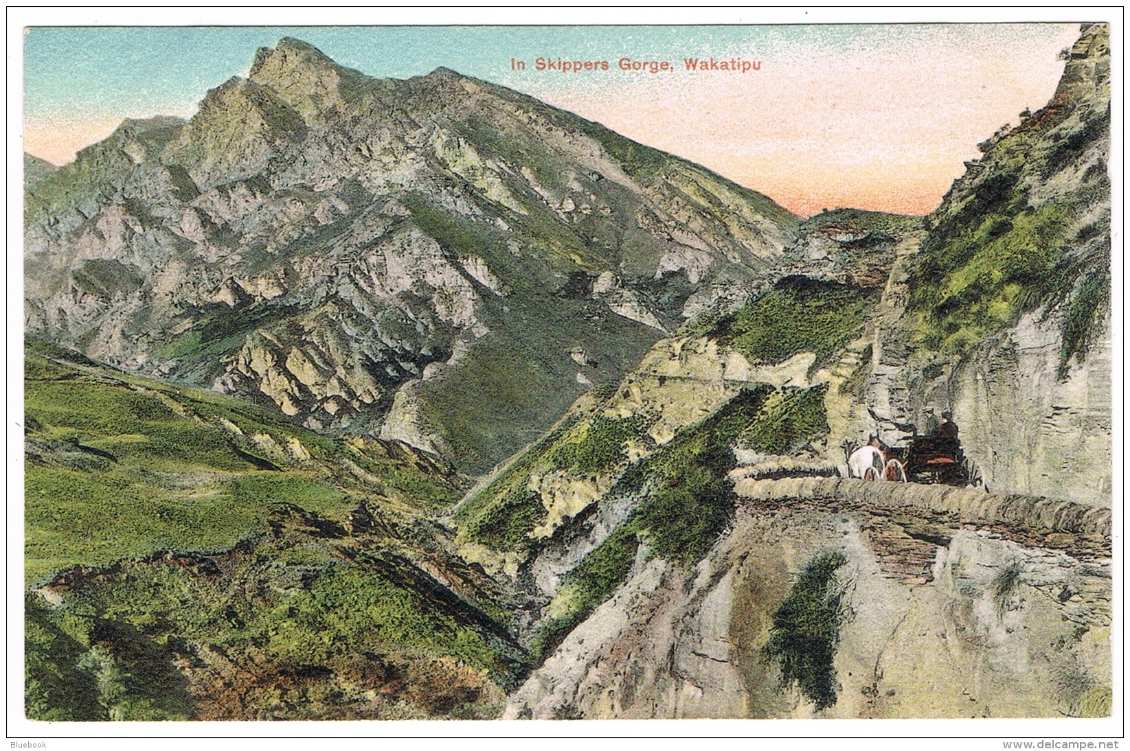 RB 1164 - 1914 Postcard - In Skippers Gorge Wakatipu Near Queenstown New Zealand - Nouvelle-Zélande