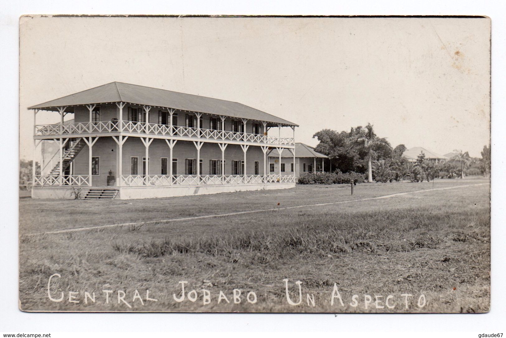 CUBA - CENTRAL JOBABO - UN ASPECTO - CARTE PHOTO - Cuba