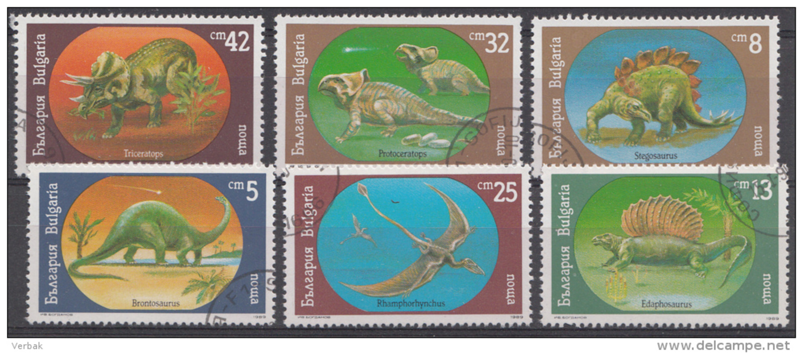 BULGARIEN / BULGARIJE MI.NR.3840-3845 USED / GEBRUIKT / OBLITERE 1990 - Used Stamps