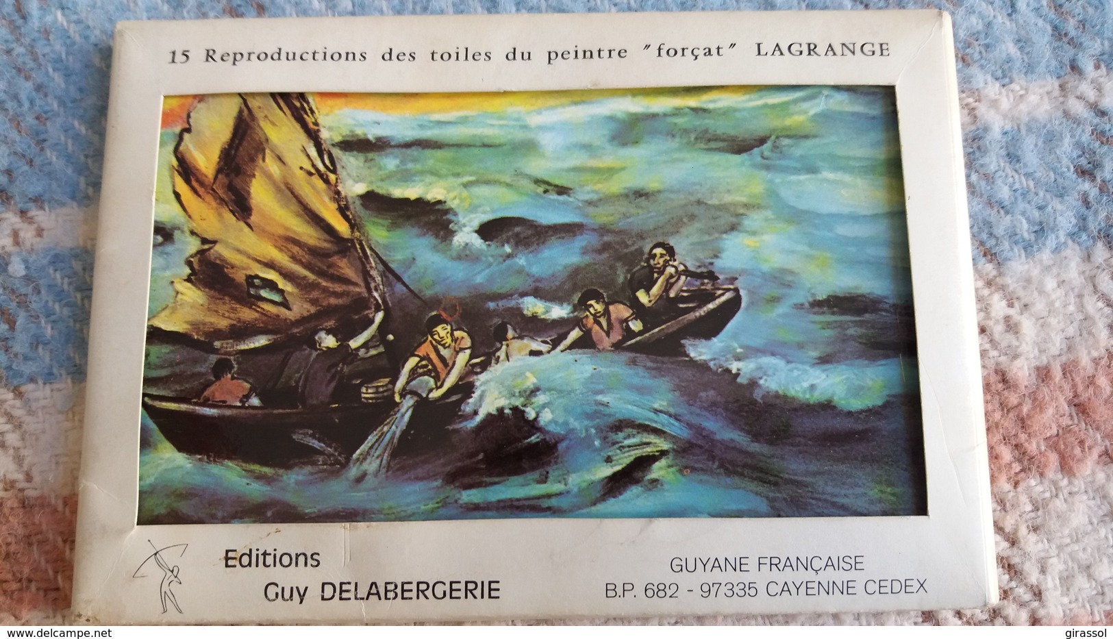 CPSM 15 CARTES GUYANE EXECUTION PEINTRE FORCAT LAGRANGE ED DELABERGERIE - Autres & Non Classés