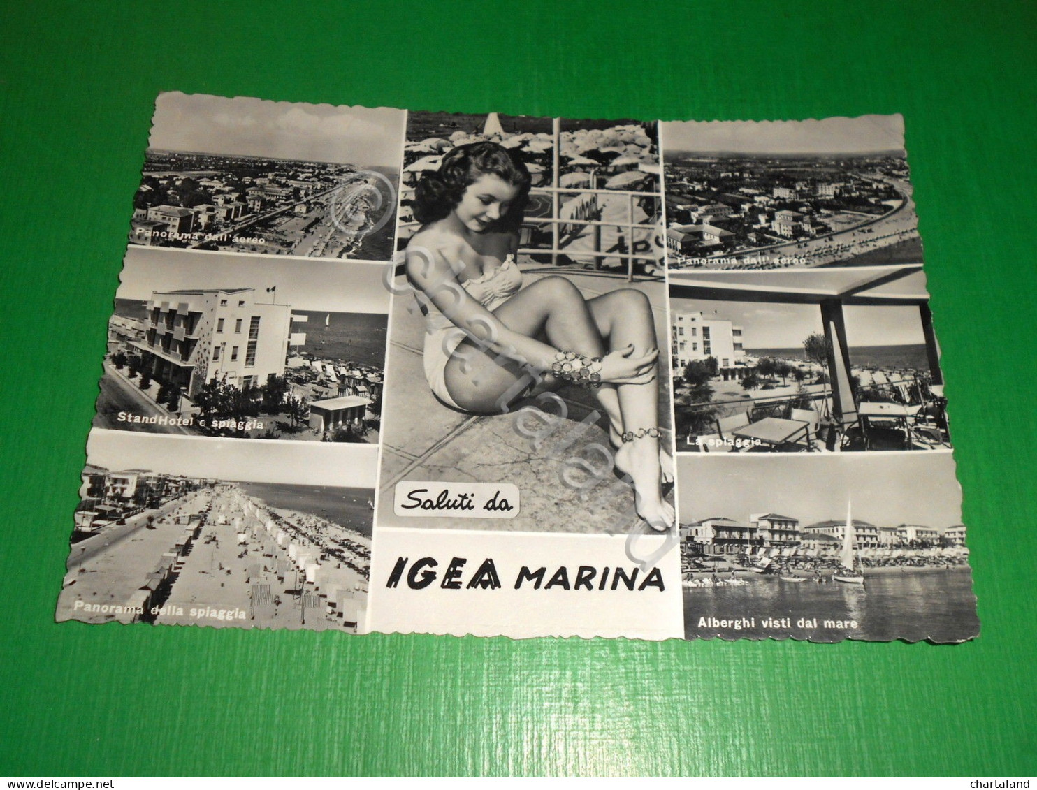 Cartolina Saluti Da Igea Marina - Vedute Diverse 1959. - Rimini