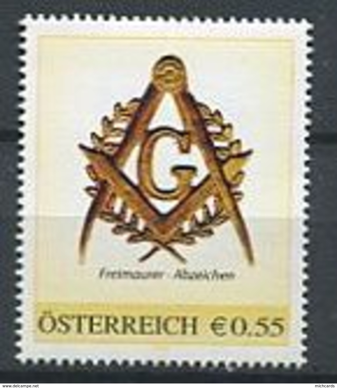 103 AUTRICHE - Symbole - Masonic Franc Maconnerie Freemasonry Freimaurerei, Neuf ** (MNH) Sans Charniere - Franc-Maçonnerie