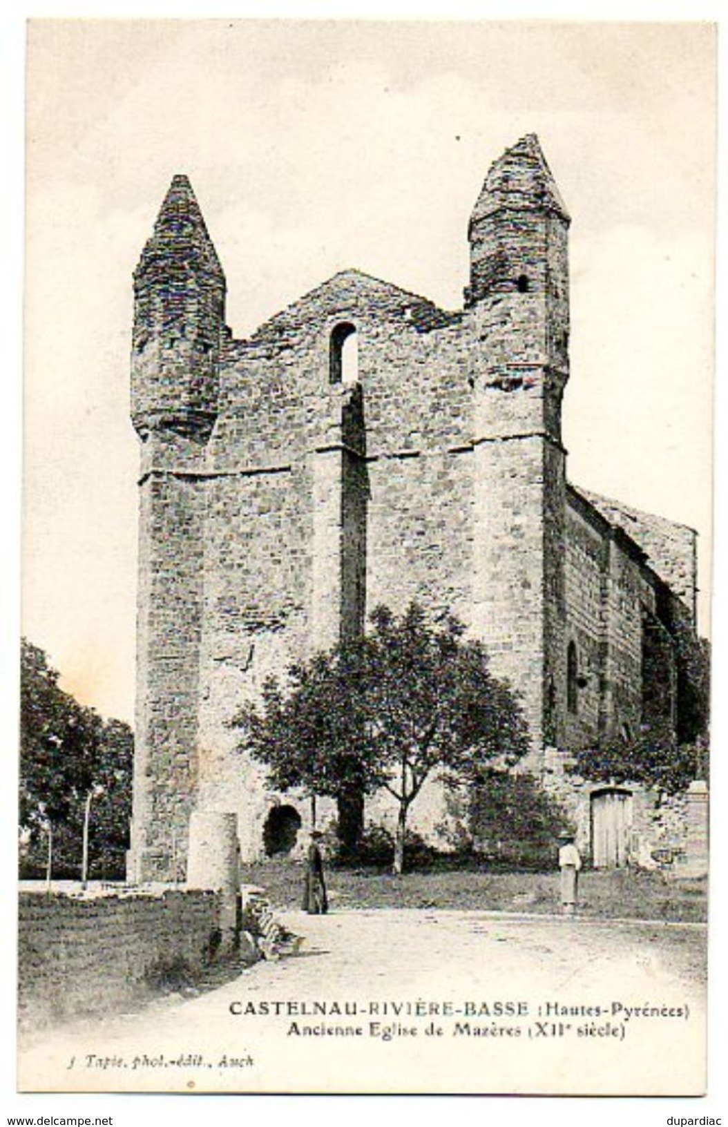 65 - Hautes Pyrénées / CASTELNAU-RIVIERE-BASSE -- Ancienne Eglise De Mazères. - Castelnau Riviere Basse