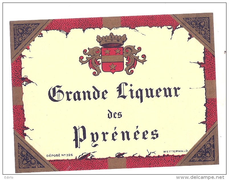 Grande Liqueur Des Pyrénées - - (4 Point De Colles Dos Amincis ) - Whisky