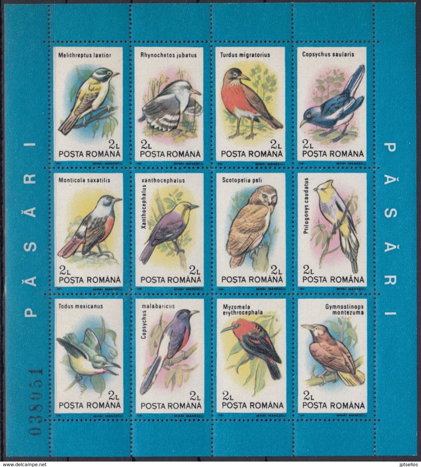 RUMANIA 1991 HB-211/212 NUEVO - Blokken & Velletjes