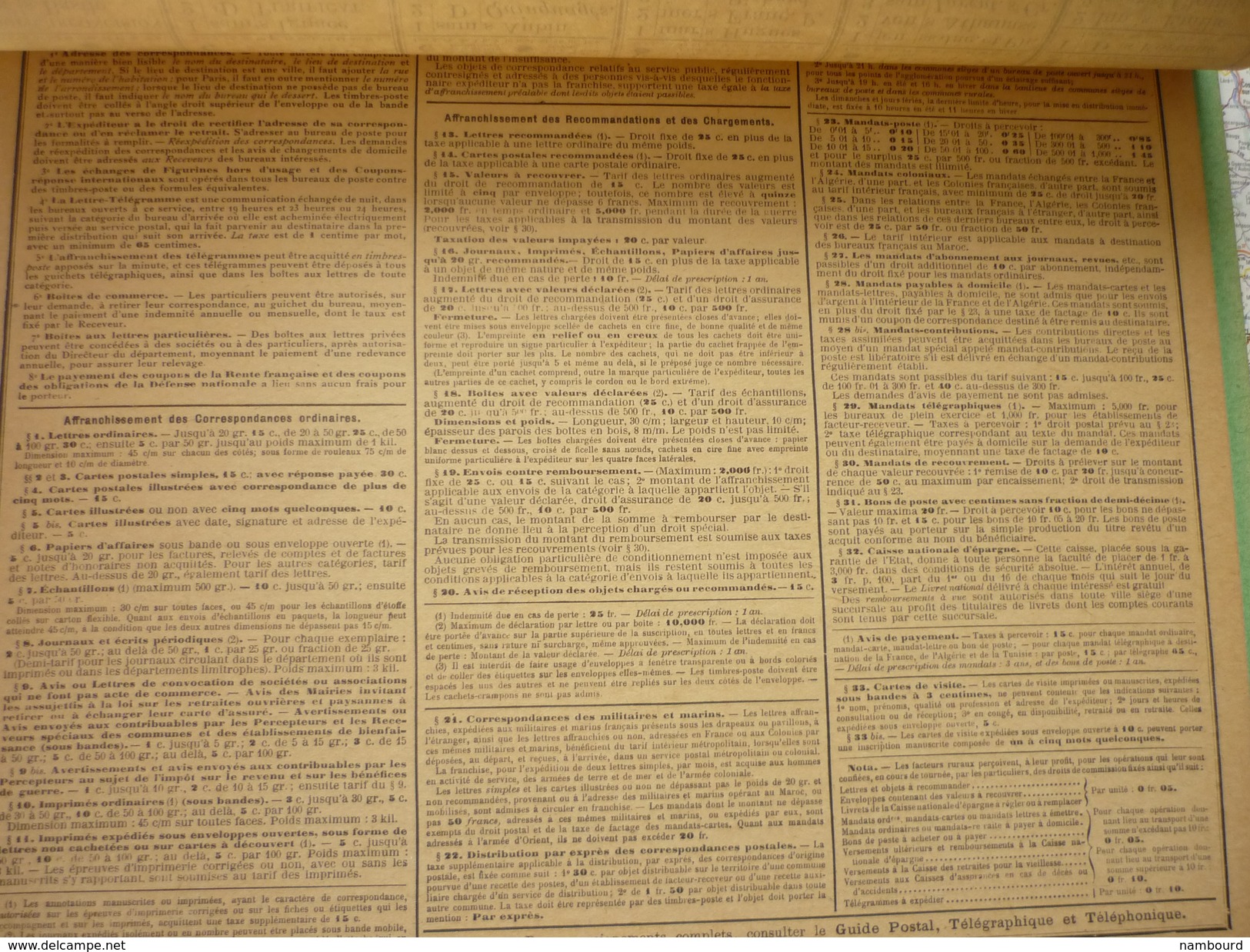Almanach Des Postes Et Télégraphes 1919 - Formato Grande : 1901-20