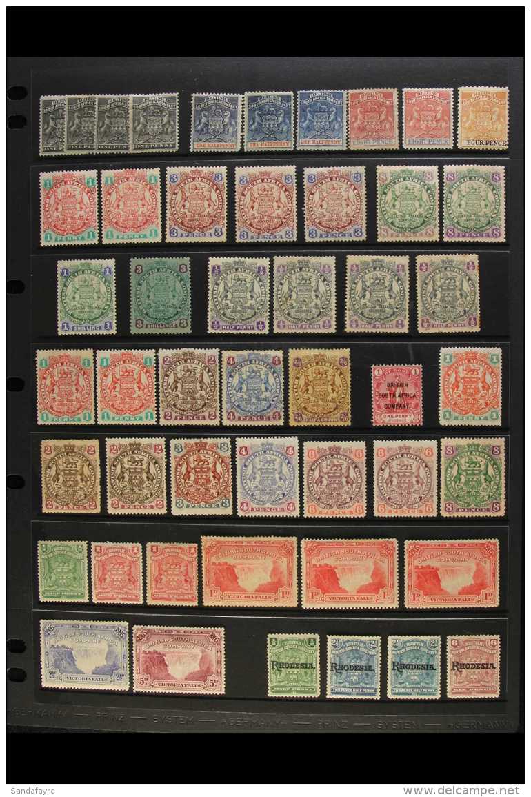 1892-1917 MINT ACCUMULATION CAT &pound;1500+ Presented On A Pair Of Stock Pages. Includes 1892-95 Arms Ranges To... - Sonstige & Ohne Zuordnung