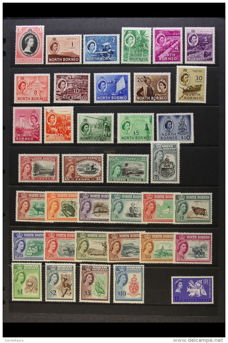 1953-63 COMPLETE MINT An Attractive Complete Run Of Very Fine Mint Issues From Coronation To Freedom From Hunger,... - Nordborneo (...-1963)