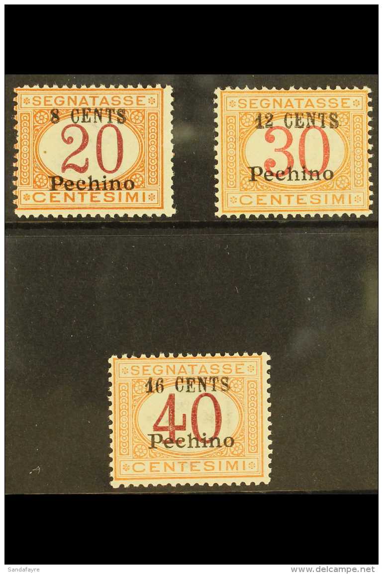 OFFICES IN CHINA - PEKING 1918 Postage Due Set , Sass S4, Superb Never Hinged Mint. (3 Stamps) For More Images,... - Sonstige & Ohne Zuordnung