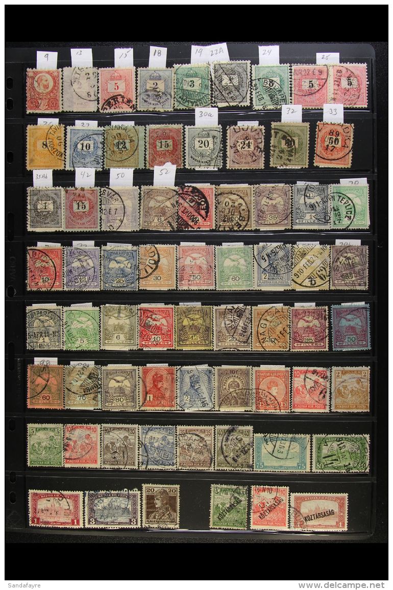 1871-1979 EXTENSIVE USED COLLECTION. A Most Useful, ALL DIFFERENT Fine Used Collection Presented On Double Sided... - Other & Unclassified