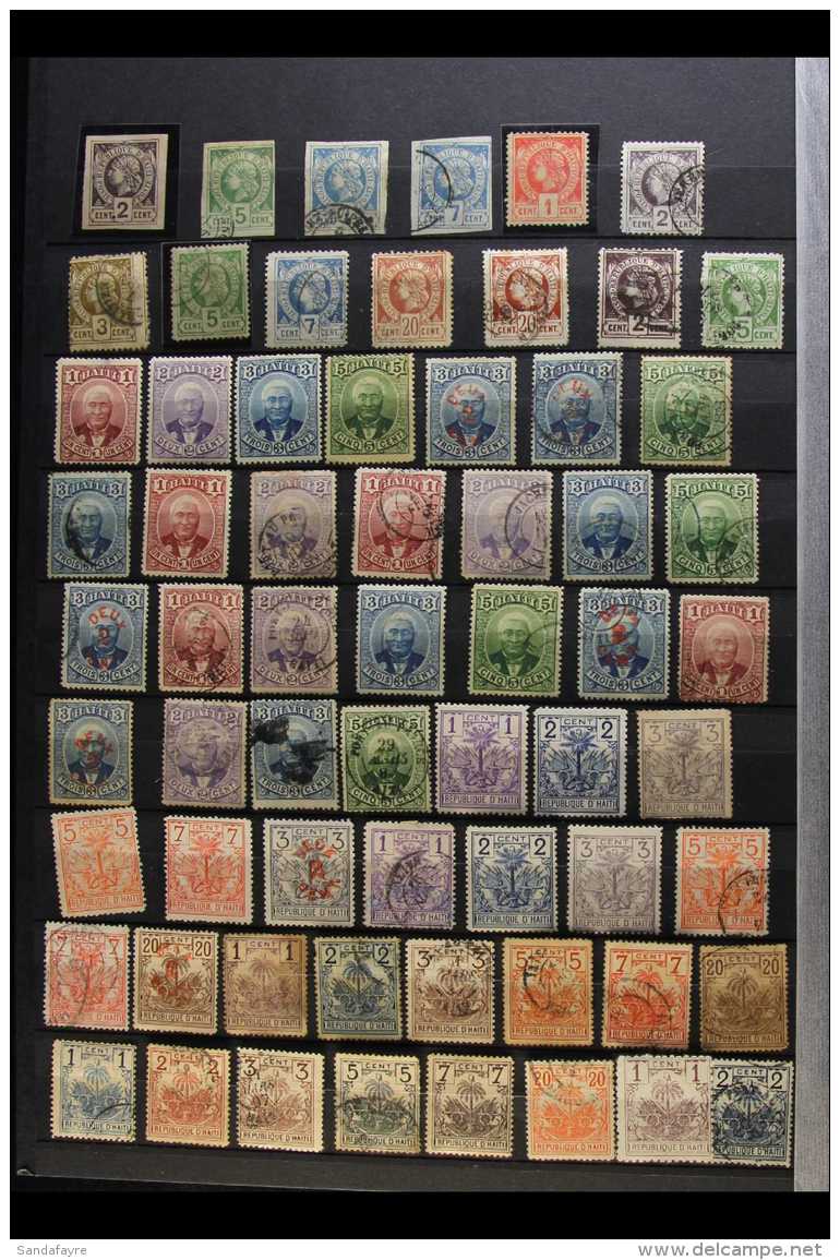 1881-1920 CLEAN MINT AND USED COLLECTION Includes 1881 Imperf 2c, 5c, And 7c X2 Used, Similar Perf Types To 20c X2... - Haiti