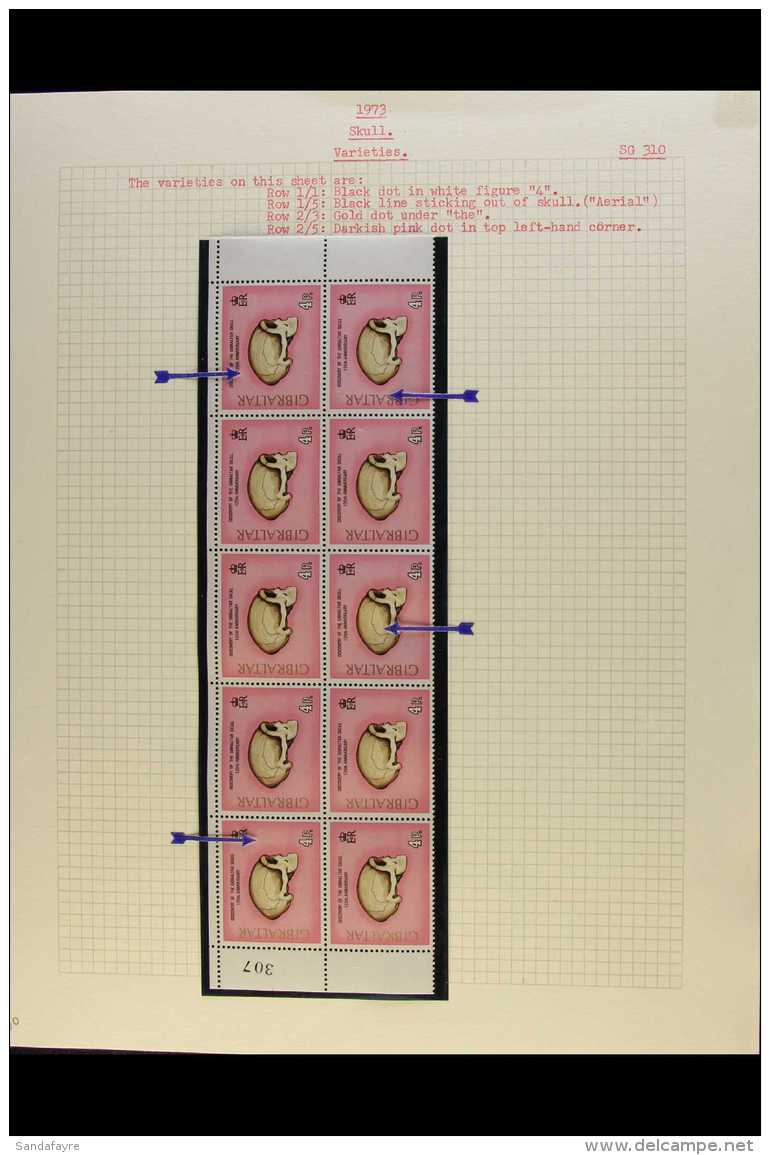 1971-2000 HIGHLY COMPLETE NHM COLLECTION An Extensive Range Of Complete Sets Presented In Mounts On Album Pages,... - Gibraltar