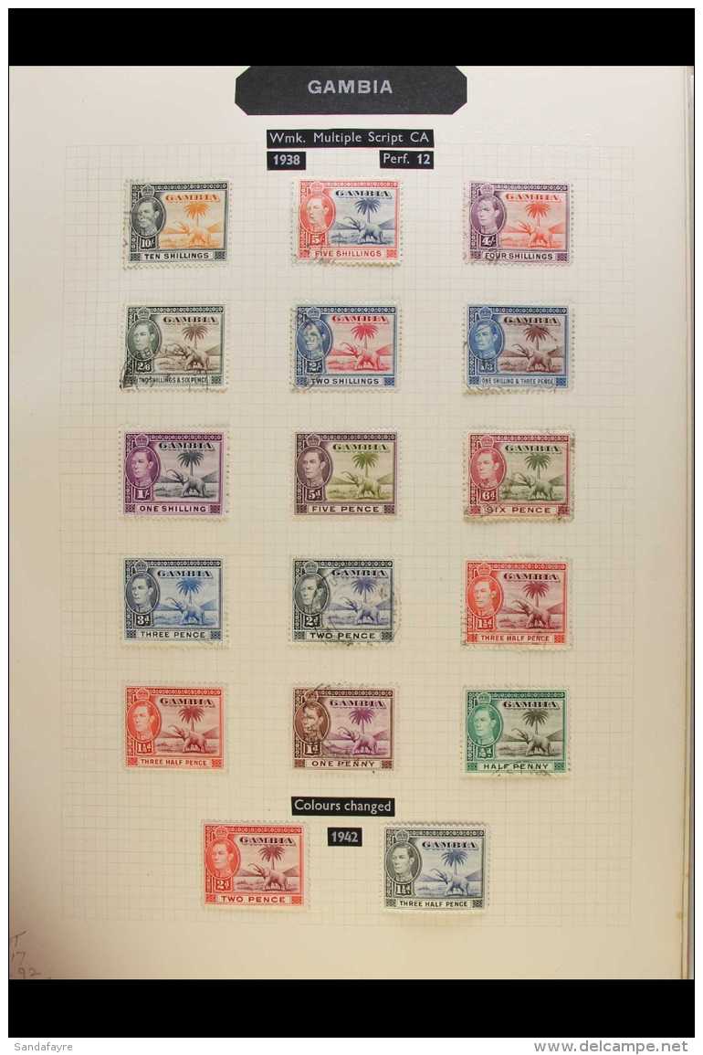 1922-2000 COLLECTION IN AN ALBUM A Clean Mint And Used Collection Which Starts With A Few Earlier Issues Then... - Gambia (...-1964)