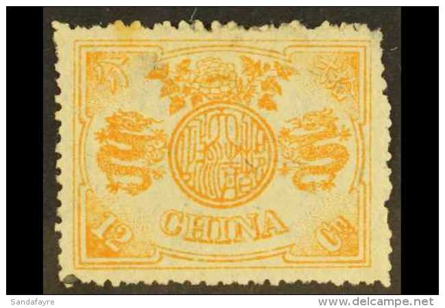 1894 12ca Brown Orange, SG 23,mint No Gum, Small Thin Spot. Cat &pound;850. For More Images, Please Visit... - Sonstige & Ohne Zuordnung