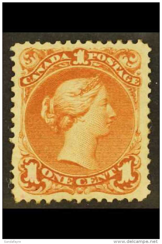 1868-71 1c Red-brown Large Queen, SG 55, Mint With Large Part Gum, Excellent Colour. For More Images, Please Visit... - Sonstige & Ohne Zuordnung