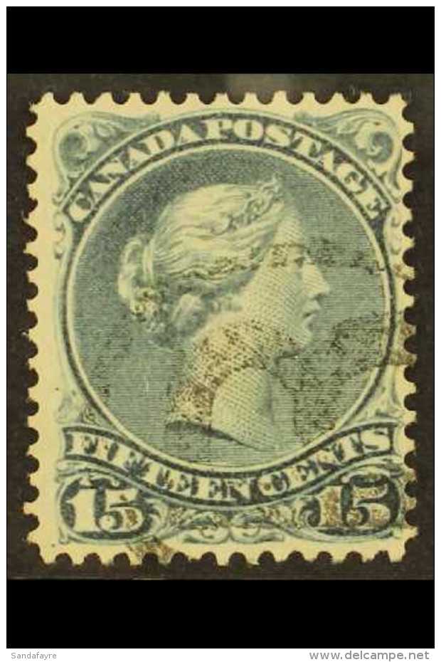 1868-71 15c Slate Large Queen, Perf 11&frac12; X 12, SG 66, Neat "R" Cancel. For More Images, Please Visit... - Sonstige & Ohne Zuordnung