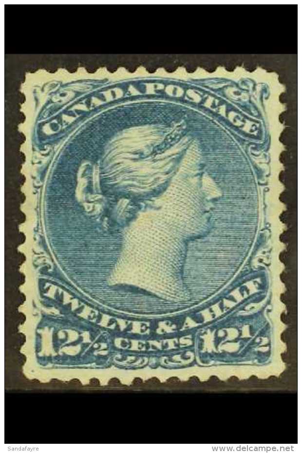 1868-71 12&frac12;c Bright Blue Large Queen, SG 60, Fresh Unused.  For More Images, Please Visit... - Other & Unclassified