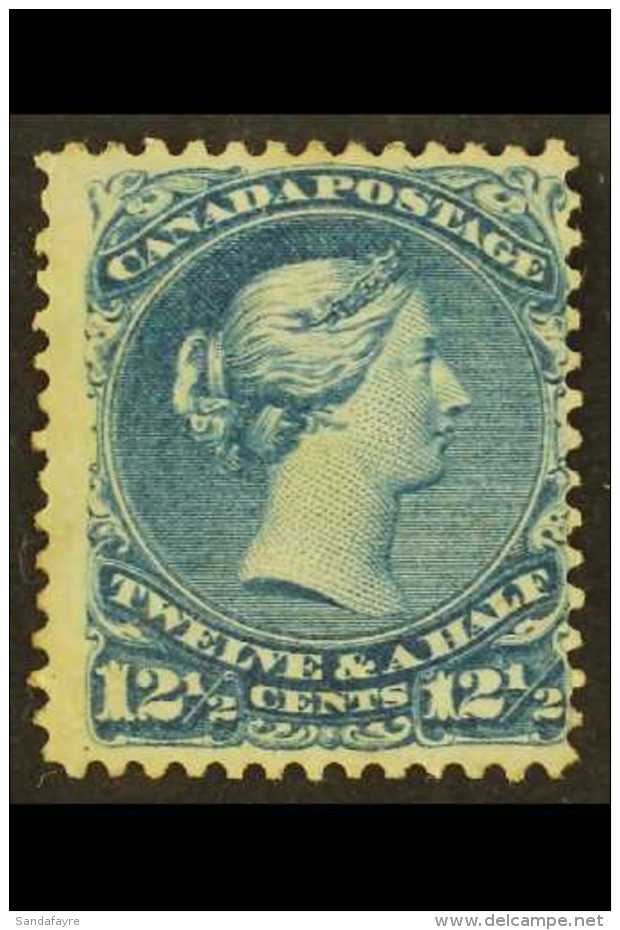 1868 12&frac12;c Bright Blue Large Queen, Ottawa Printing, SG 51, Mint With Part O.g, Thin. For More Images,... - Autres & Non Classés