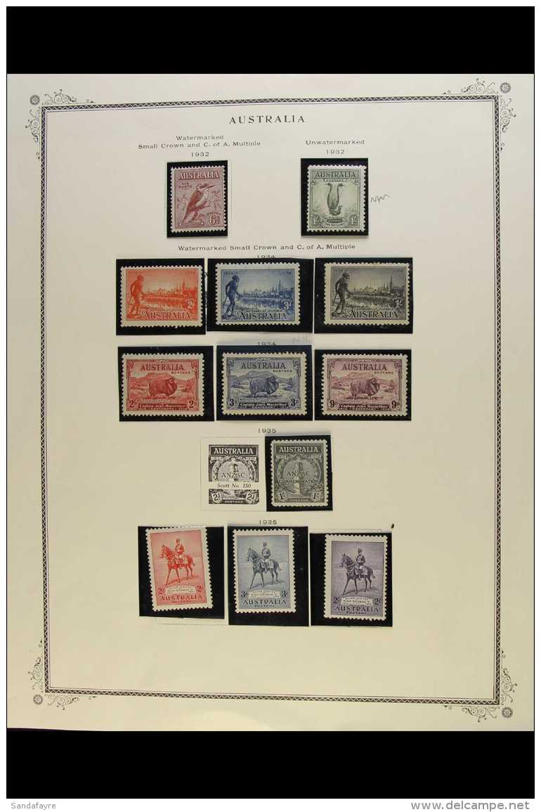 1927-1952 ATTRACTIVE COMPREHENSIVE FINE/VERY FINE MINT COLLECTION With Many 'extras' In Hingeless Mounts On... - Sonstige & Ohne Zuordnung