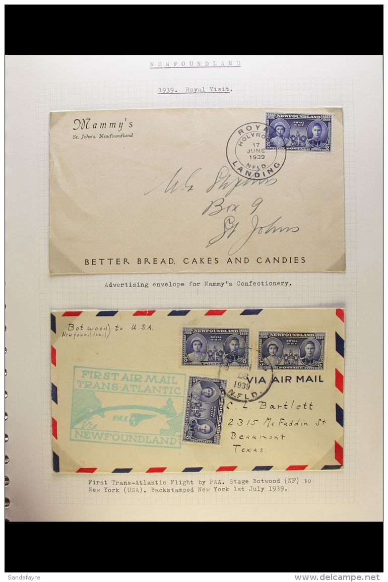 KING GEORGE VI COVERS AND STAMPS COLLECTION British Empire 1937-49 Lovely Clean Collection Of Covers And Stamps... - Altri & Non Classificati