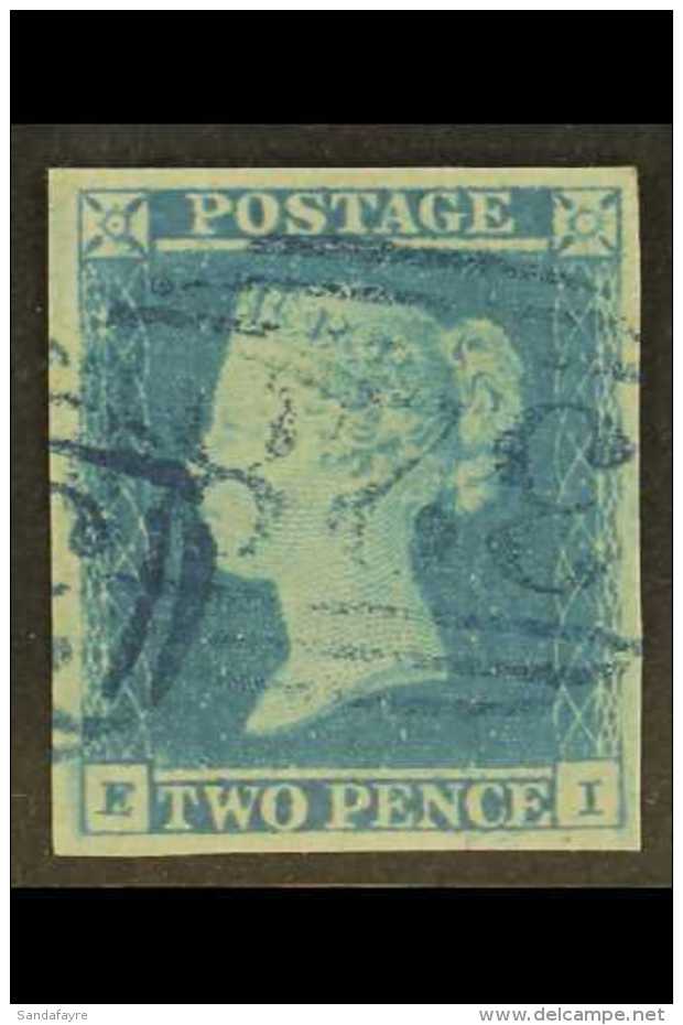 1841 2d Blue "EI" With Large Part "328" (Hadleigh) In BLUE, Fine With Four Margins, Scarce And Attractive. For... - Sonstige & Ohne Zuordnung