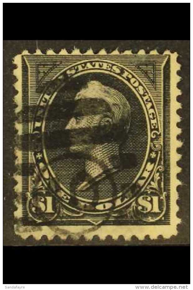 1894 $1 Black, Type I, No Watermark, Scott 261, Used. For More Images, Please Visit... - Sonstige & Ohne Zuordnung