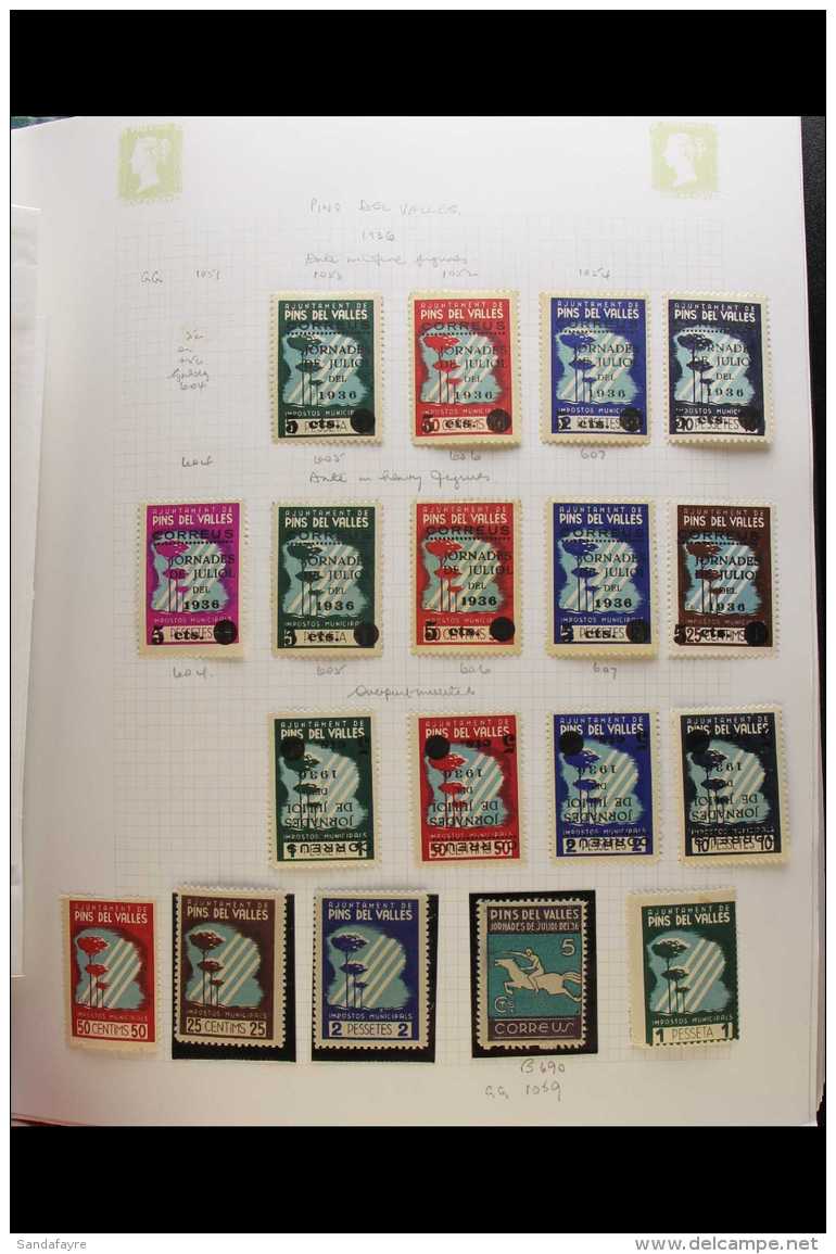 1930 - 1945 CHARITY &amp; PROPAGANDA STAMPS Fabulous Collection Of Chiefly Civil War Issues In An Album Displaying... - Sonstige & Ohne Zuordnung