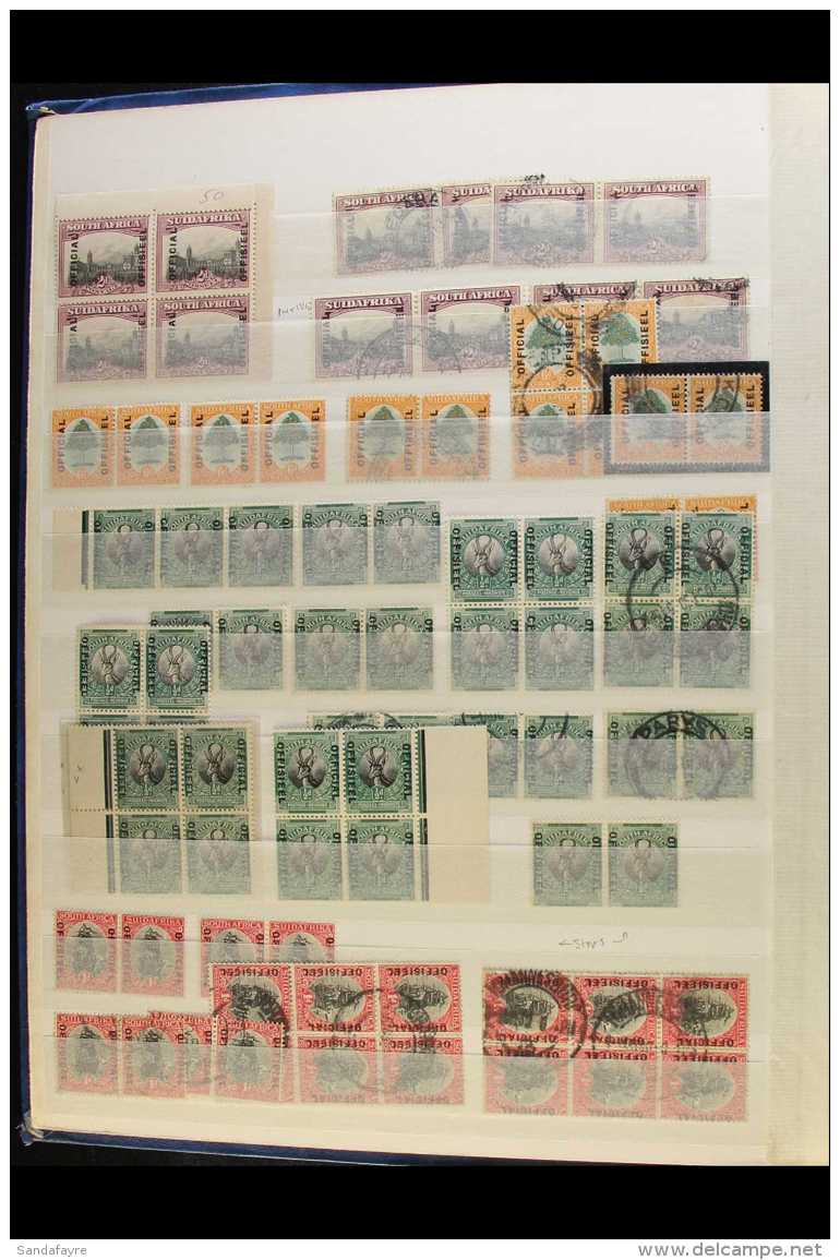 OFFICIALS ACCUMULATION 1926-54 MINT &amp; USED, Great Looking Lot, Full Of Stamps With A Number Of Blocks,... - Ohne Zuordnung