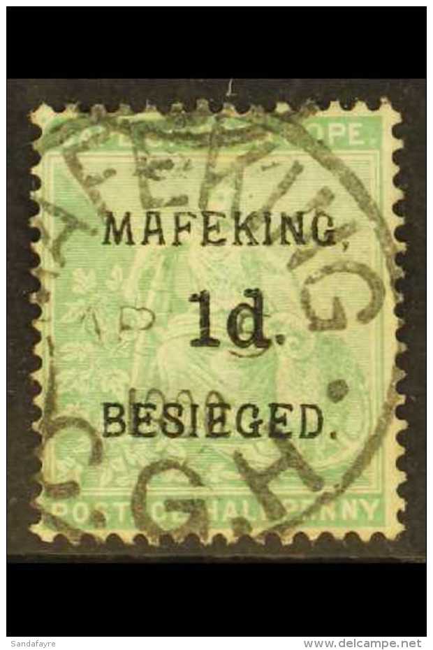 MAFEKING SIEGE 1900 1d On &frac12;d Green, SG 1, Fine Cds Used. For More Images, Please Visit... - Ohne Zuordnung